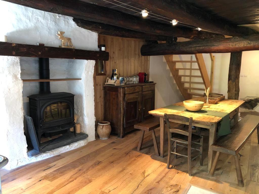 Mon Roc - Maison de montagne atypique avec vue La Grave Extérieur photo