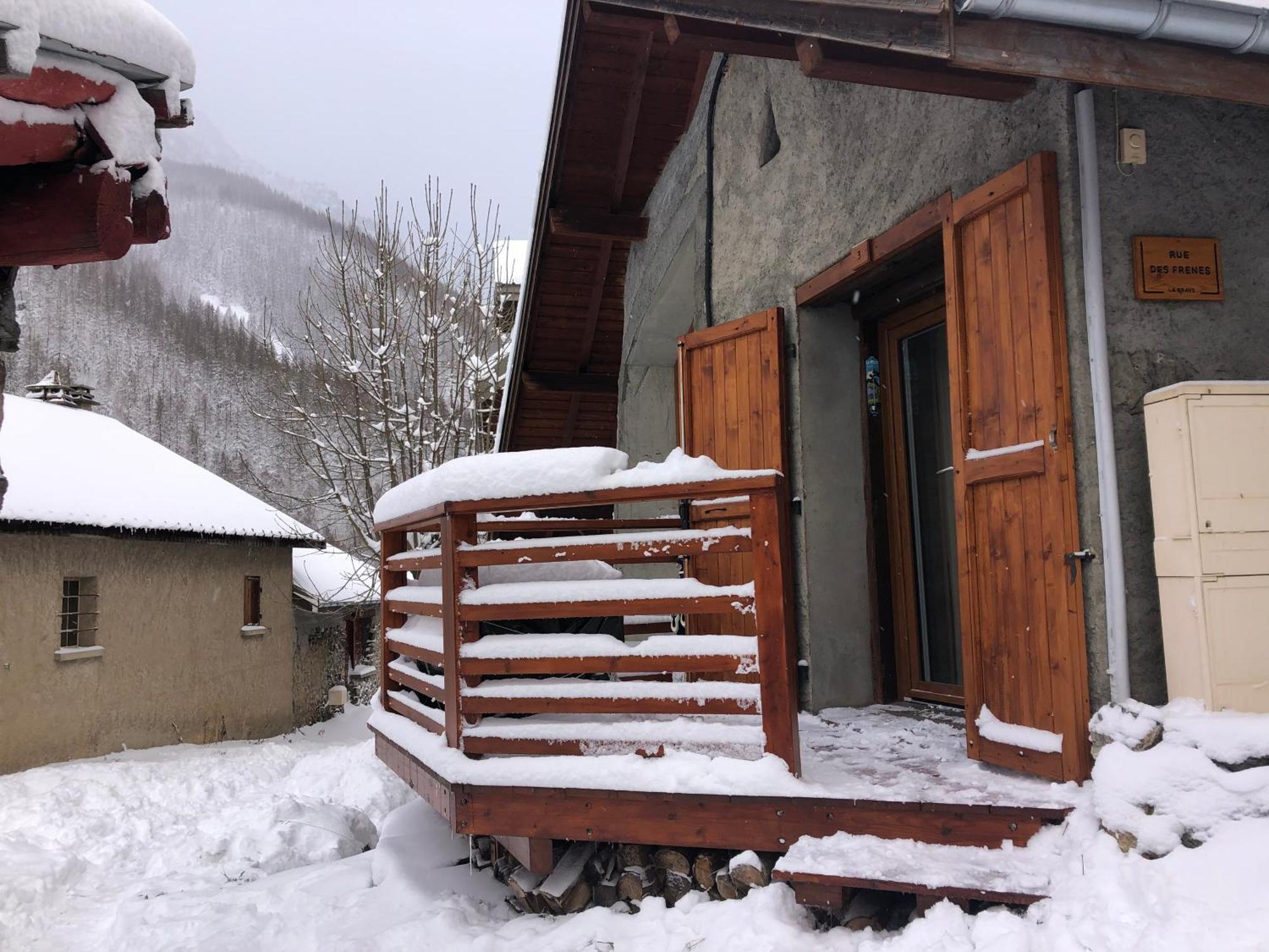 Mon Roc - Maison de montagne atypique avec vue La Grave Extérieur photo