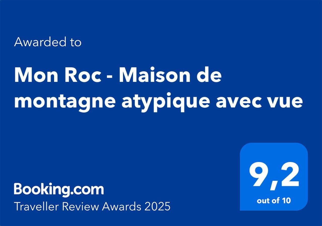 Mon Roc - Maison de montagne atypique avec vue La Grave Extérieur photo